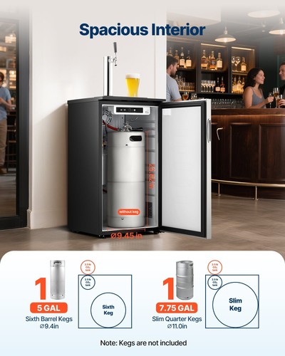 Beer kegerator single tap - kegerator,,